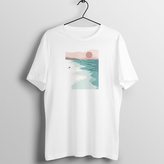 Trending Art D21: Seashore: Unisex T-shirt