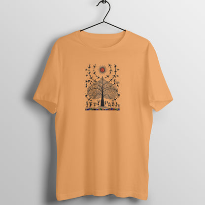 Trending Warli Art D13: The Sun: Unisex T-shirt