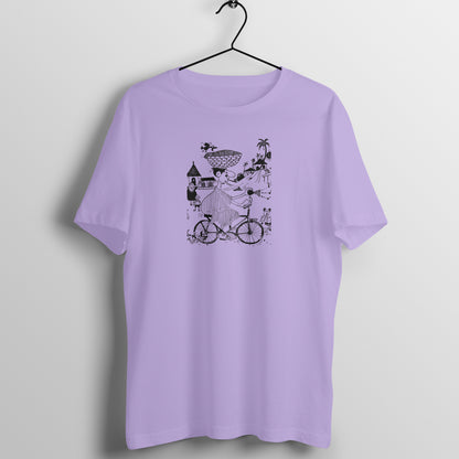 Bengal Art D12: Cycle Riding: Unisex T-Shirt