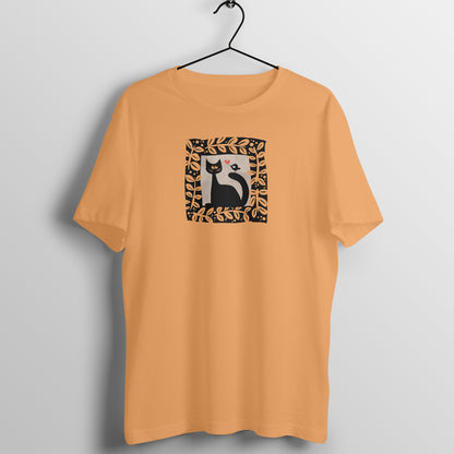 Trending Bengal Art D15: Cat Love Bird : Unisex T-Shirt