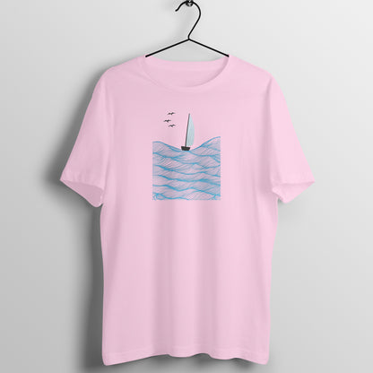 Trending Art D28: Boat in Sea: Unisex T-shirt