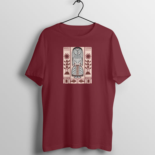 Bengal Art D18: Deer: Style JaminiRoy: Unisex T-Shirt