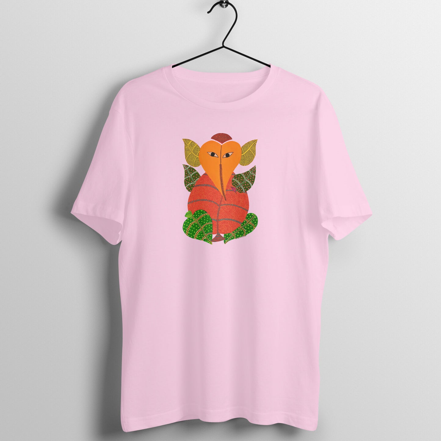 Gond Painting D3: Ganesha: Unisex T-shirt