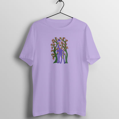 Gond Painting D5: Giraffe: Unisex T-shirt