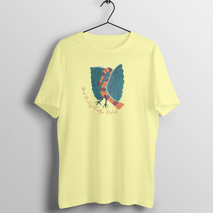 Gond Painting D6: Peacock: Unisex T-shirt