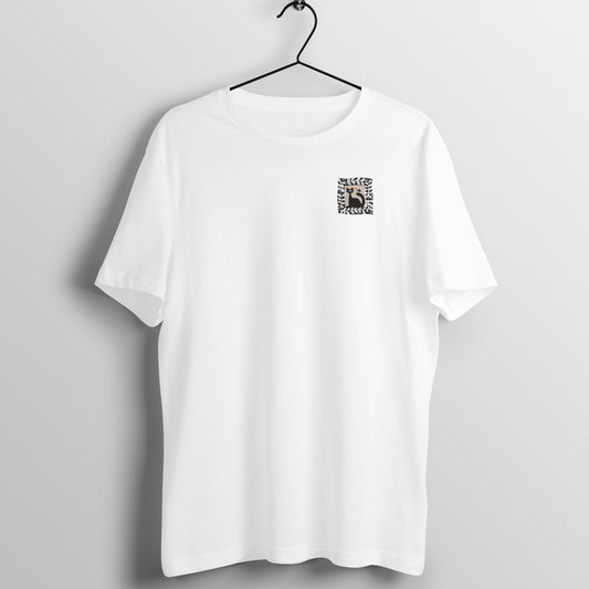 Bengal Art Minimal D6: Cat Love Bird : Unisex T-Shirt