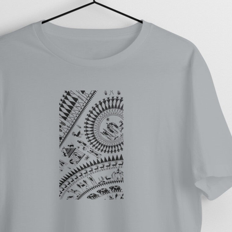Trending Warli Art D18: Fastival: Unisex T-shirt