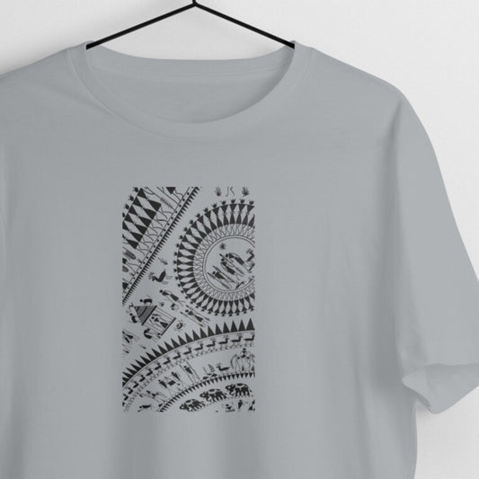 Trending Warli Art D18: Fastival: Unisex T-shirt