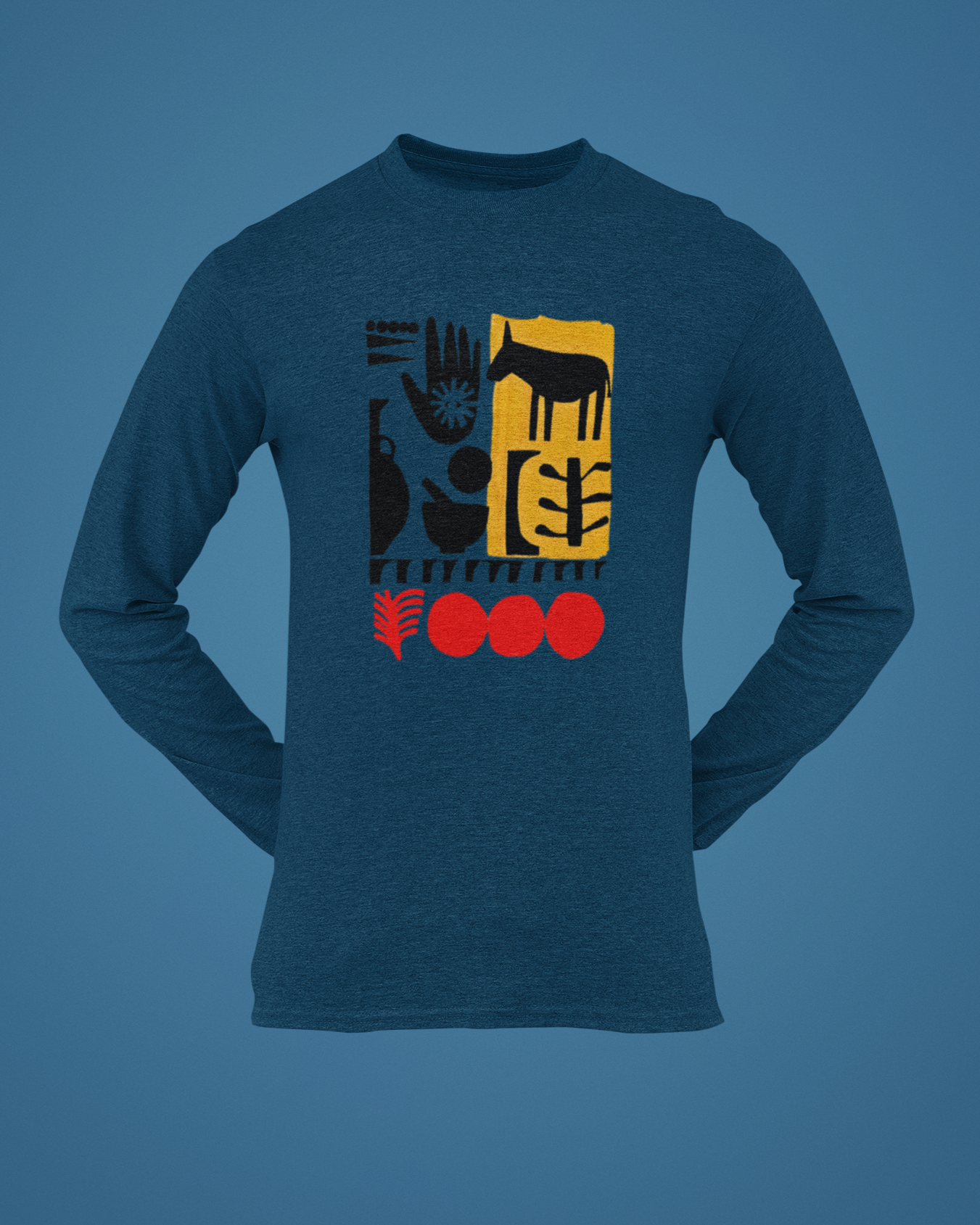 Trending Art D29: Healing: Round Long Sleeves