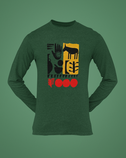 Trending Art D29: Healing: Round Long Sleeves