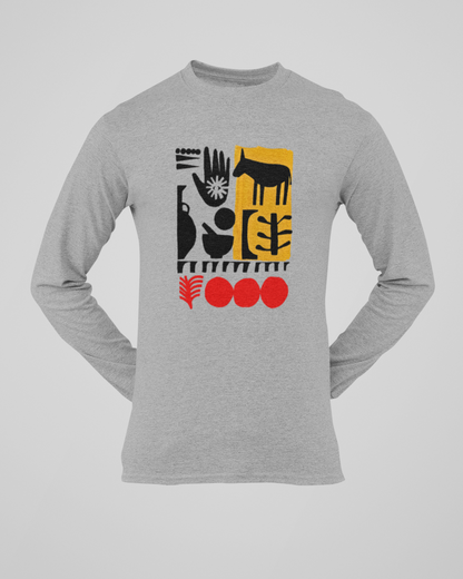 Trending Art D29: Healing: Round Long Sleeves