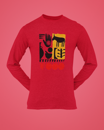 Trending Art D29: Healing: Round Long Sleeves