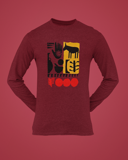 Trending Art D29: Healing: Round Long Sleeves