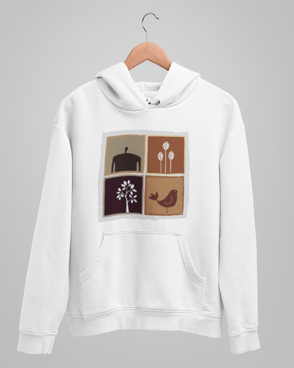 Hoodies:  Bengal Art D16: Squares : Unisex