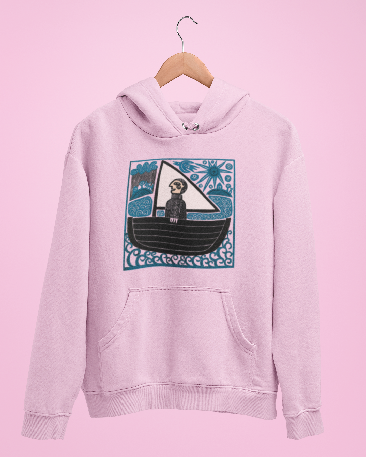 Hoodies: Trending Art Boat: Unisex