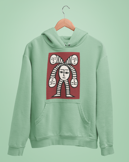 Hoodies: Trending Art Five face: Unisex