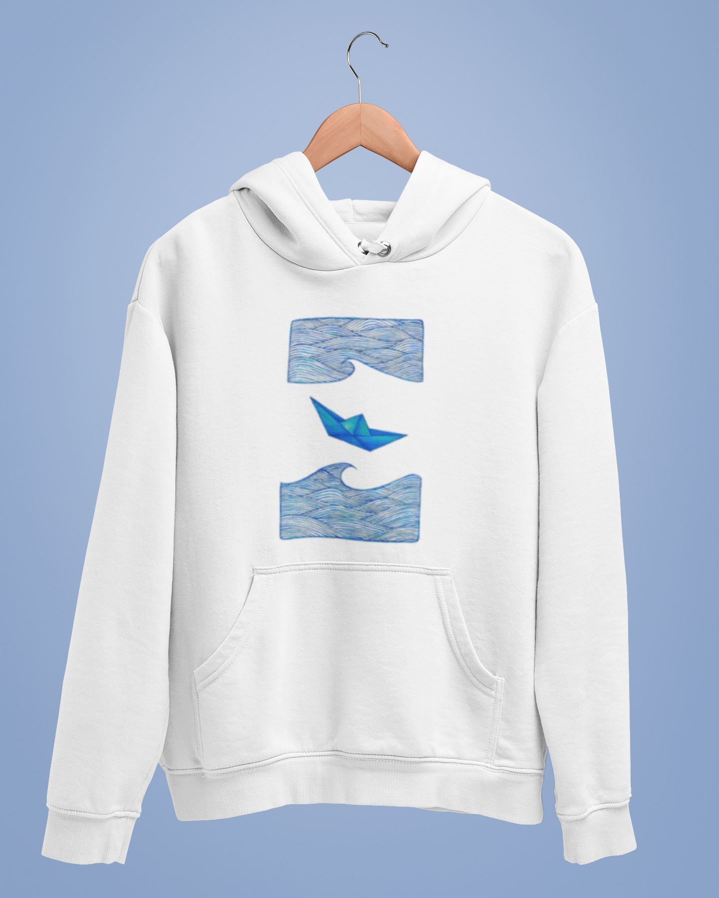 Hoodies: Trending Art D27: Boat: Unisex