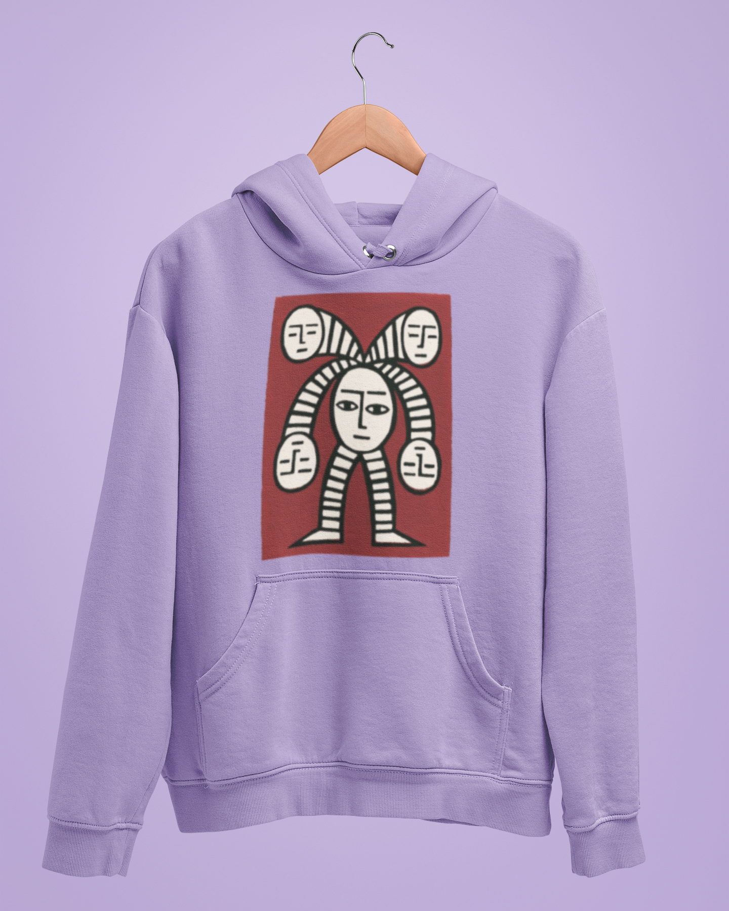Hoodies: Trending Art Five face: Unisex