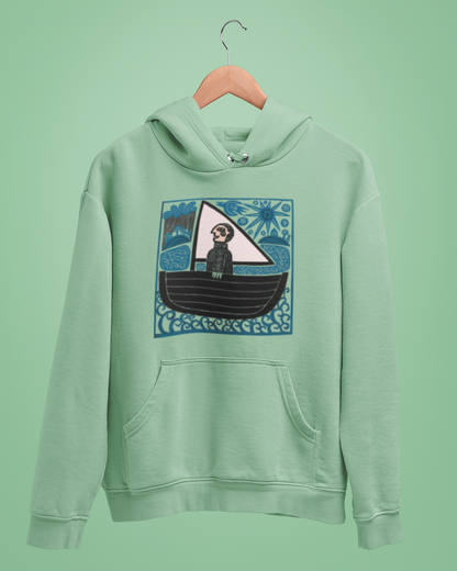 Hoodies: Trending Art Boat: Unisex