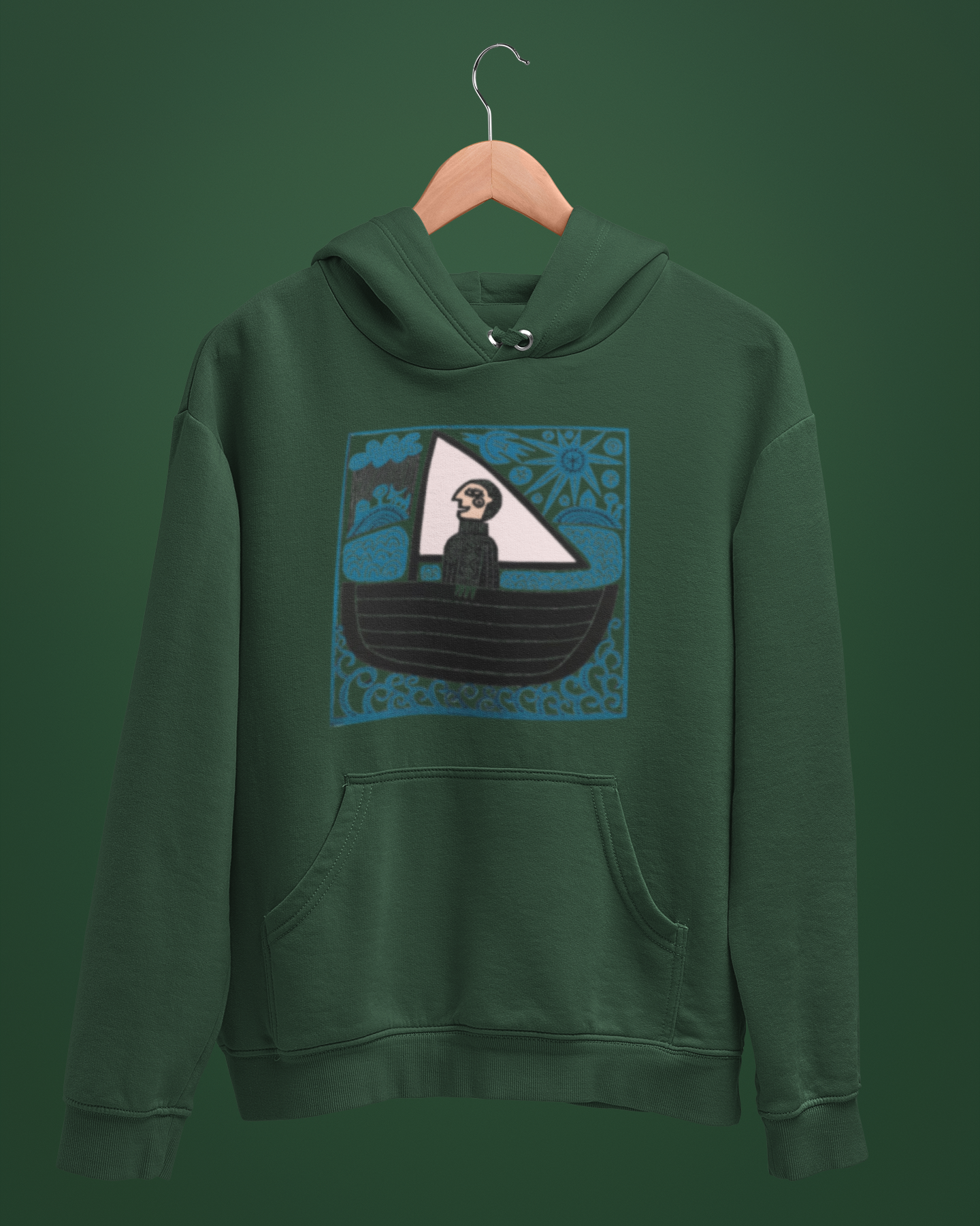 Hoodies: Trending Art Boat: Unisex