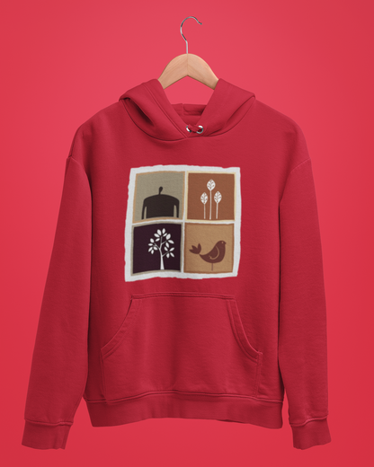 Hoodies:  Bengal Art D16: Squares : Unisex