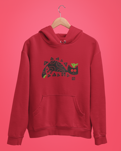 Hoodies: Bengal Art D2: BirdOnCat: Unisex