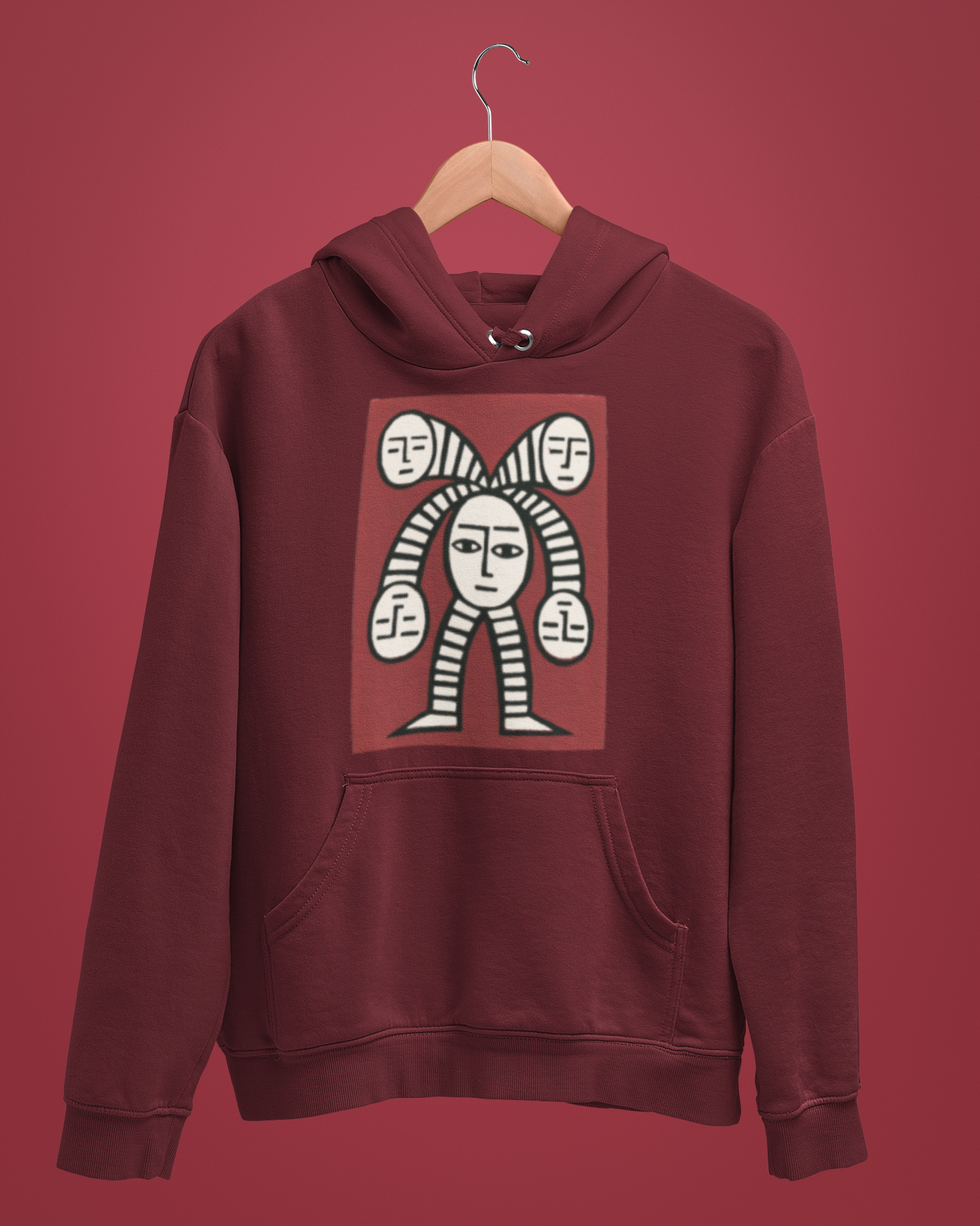 Hoodies: Trending Art Five face: Unisex