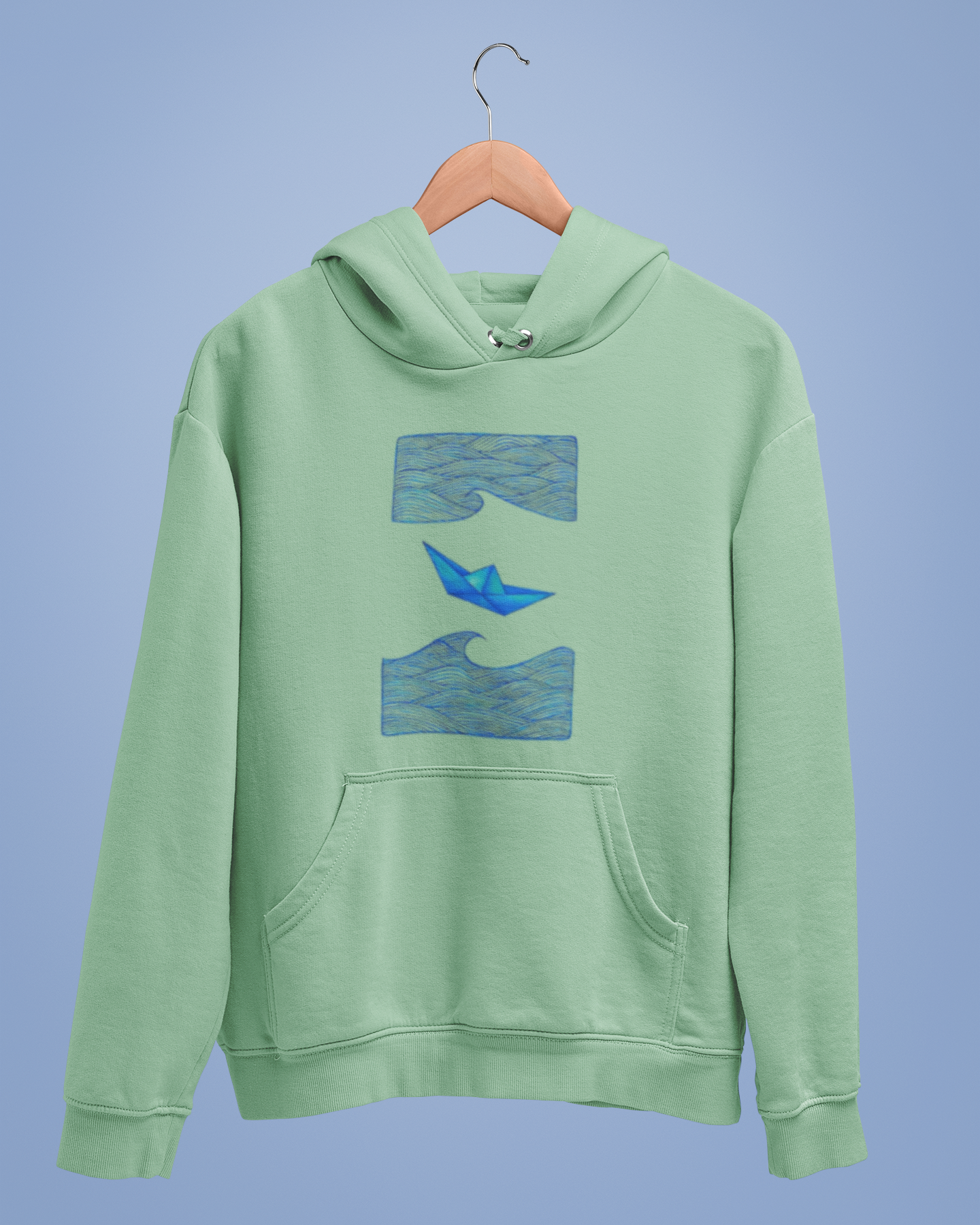 Hoodies: Trending Art D27: Boat: Unisex