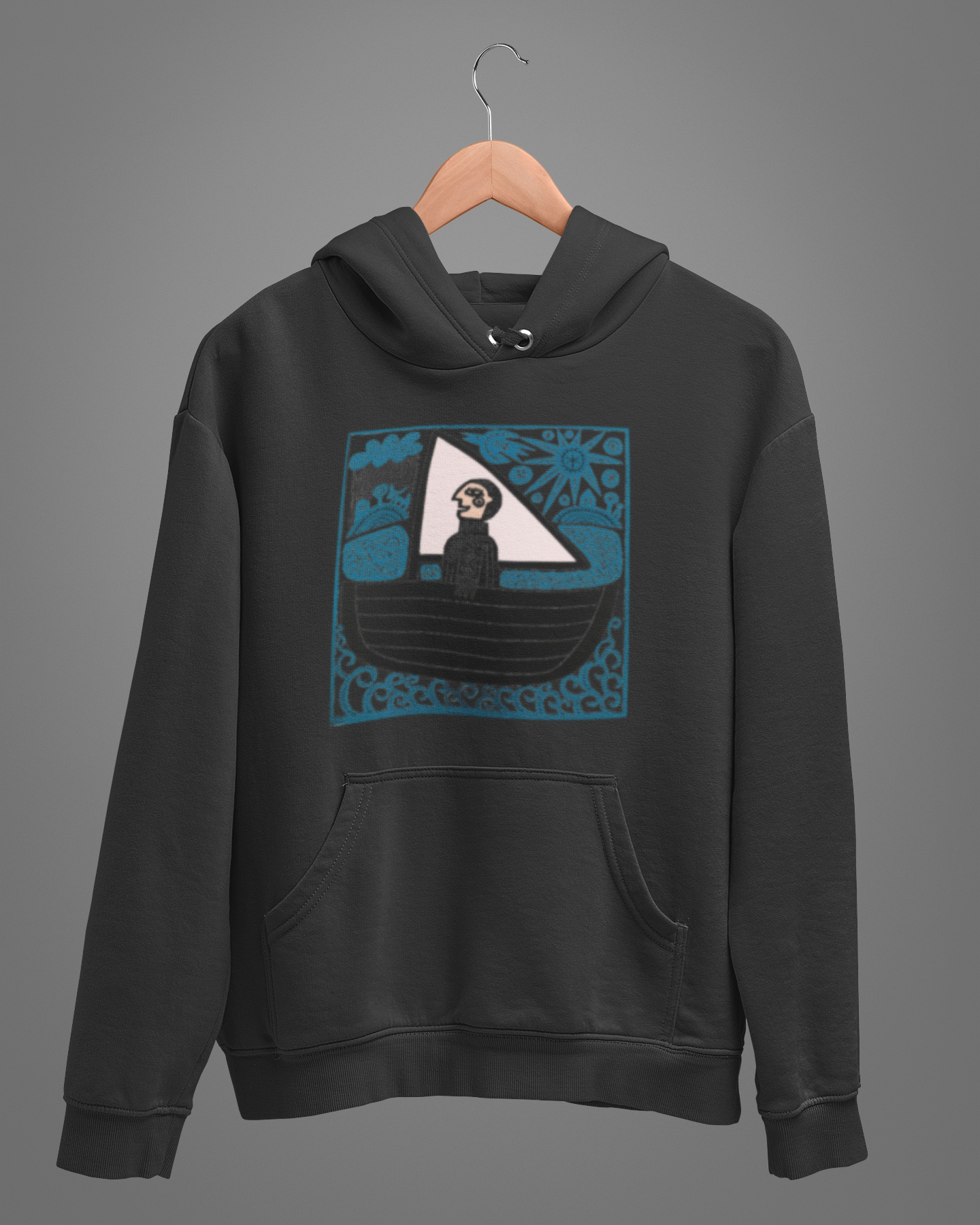 Hoodies: Trending Art Boat: Unisex
