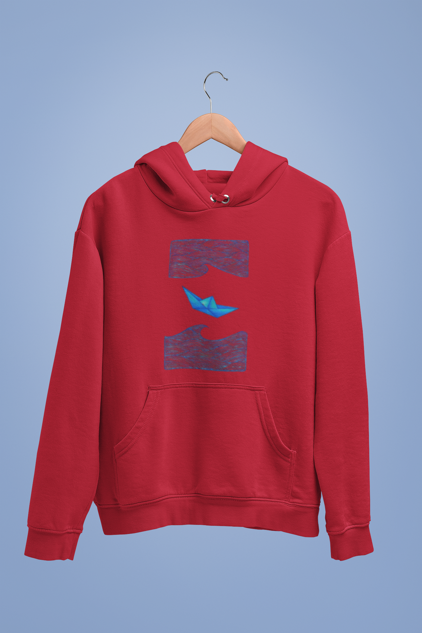 Hoodies: Trending Art D27: Boat: Unisex