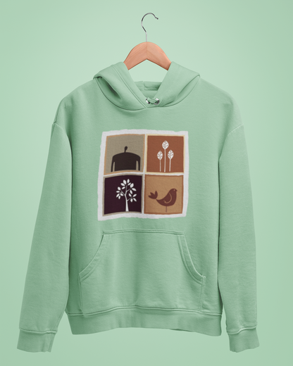 Hoodies:  Bengal Art D16: Squares : Unisex