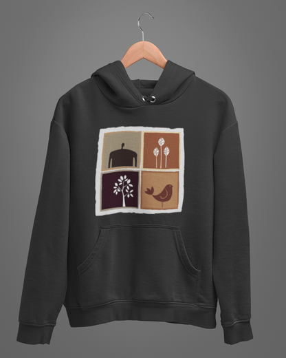 Hoodies:  Bengal Art D16: Squares : Unisex
