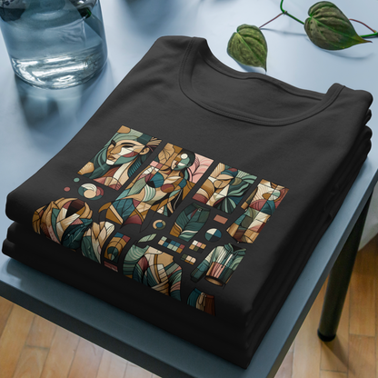 Trending Art D9- African tribal Art: Unisex T-shirt