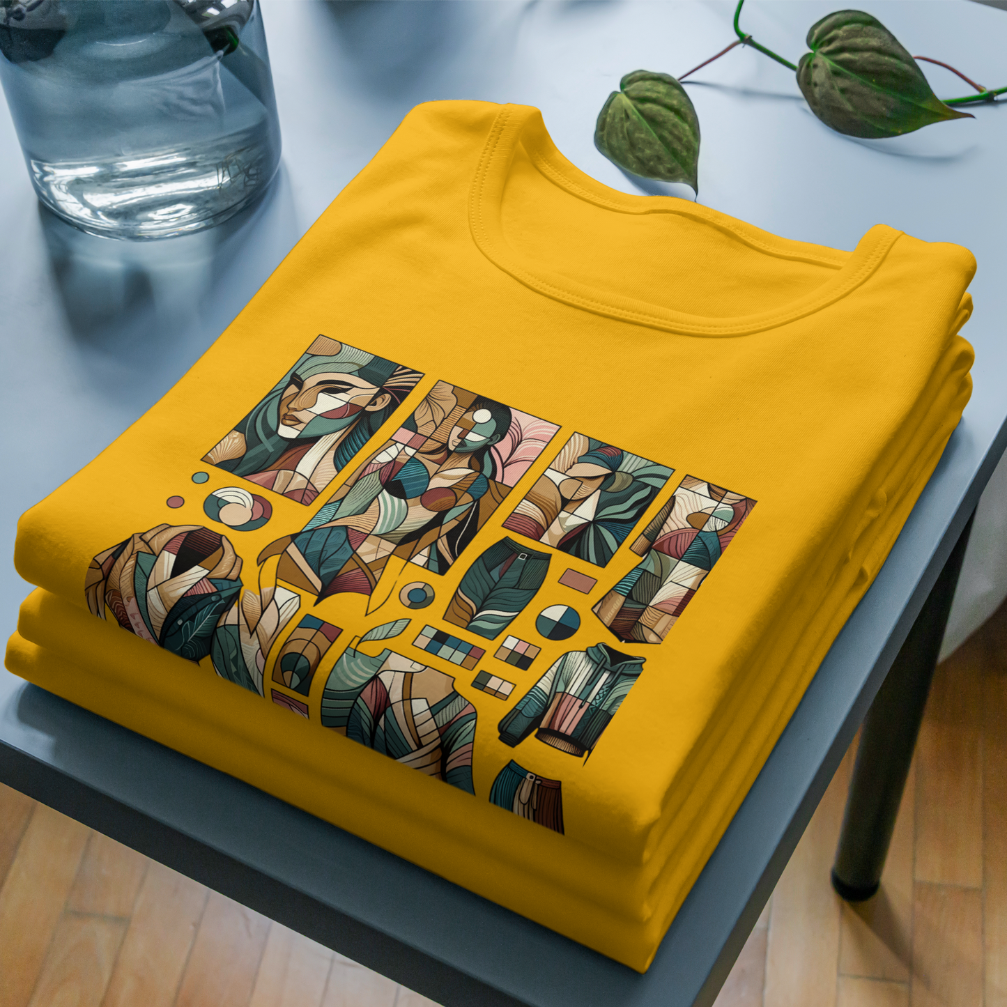 Trending Art D9- African tribal Art: Unisex T-shirt