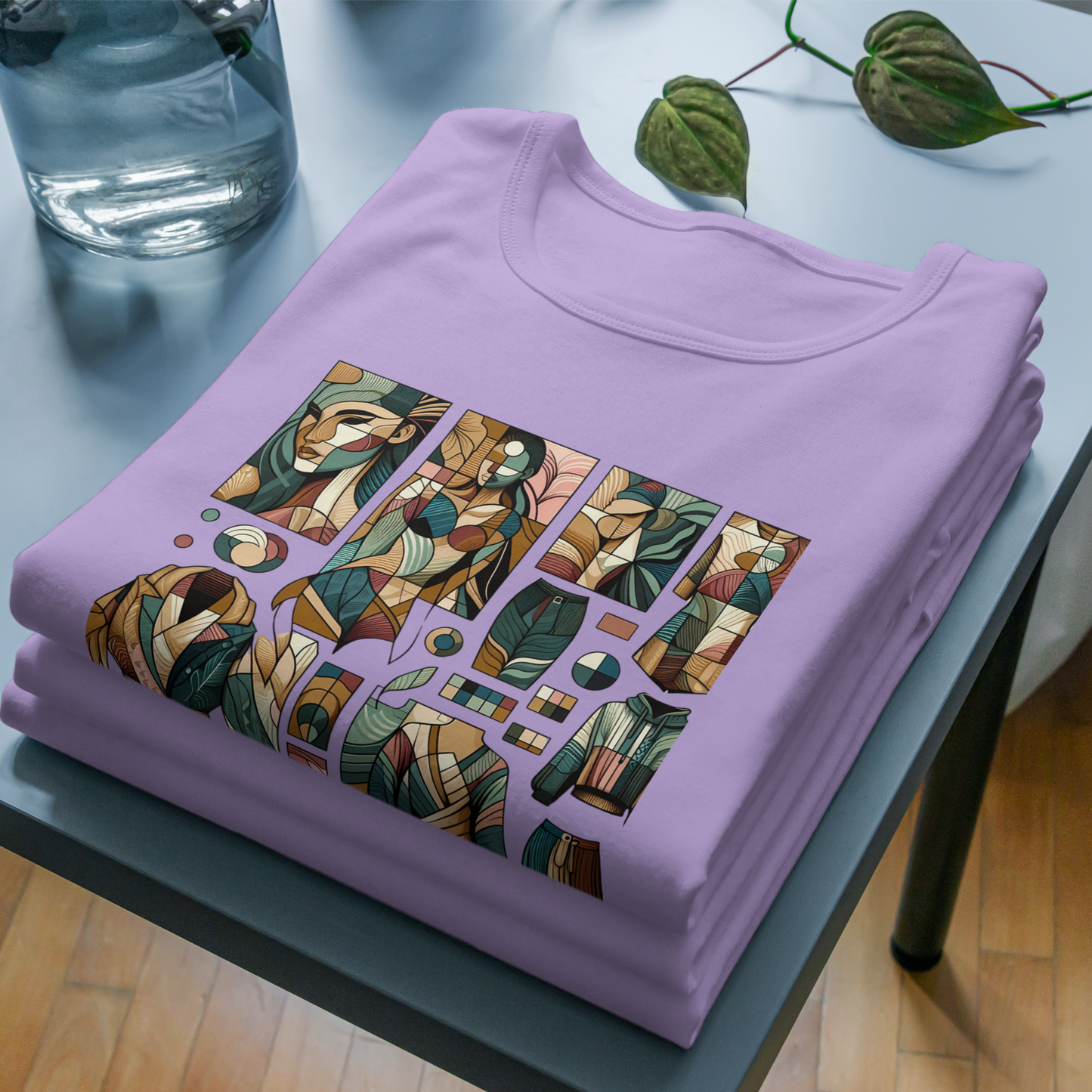 Trending Art D9- African tribal Art: Unisex T-shirt