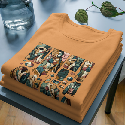 Trending Art D9- African tribal Art: Unisex T-shirt