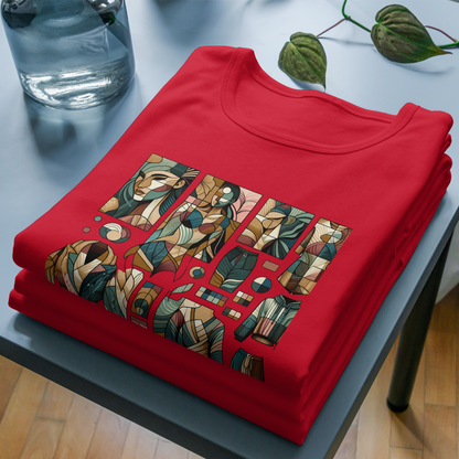 Trending Art D9- African tribal Art: Unisex T-shirt