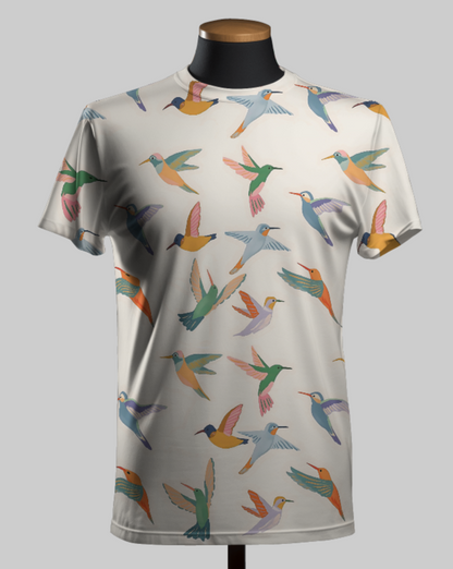 Flying Birds: AO Printed Unisex T-Shirt